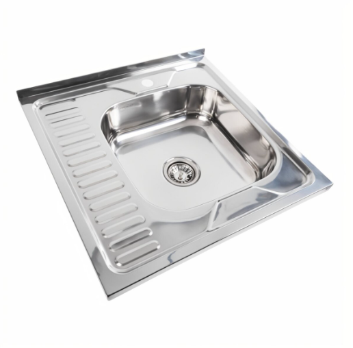 Мойка для кухни из нержавеющей стали Valeso полировка 6060 R 0,7/160 мм