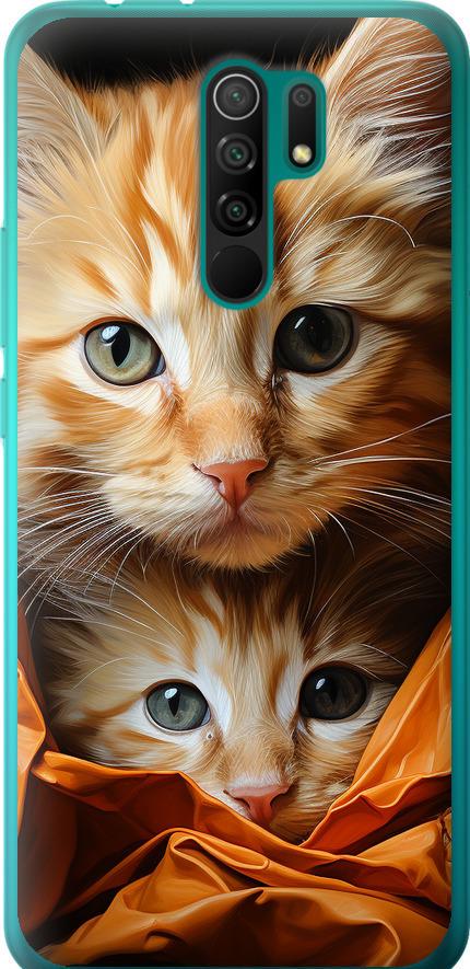 Чехол на Xiaomi Redmi 9 Котики 2 (5664u-2019-42517) Чехол на Xiaomi Redmi 9 Котики 2 (5664u-2019-42517)