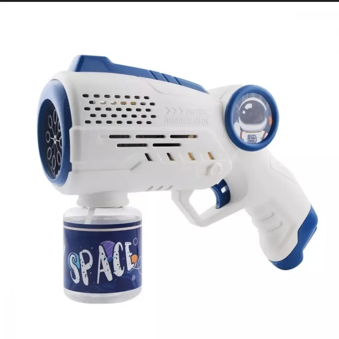 Пистолет для мыльных пузырей Future Bubble Gun с 20 пакетиками концентрата (2457028135)