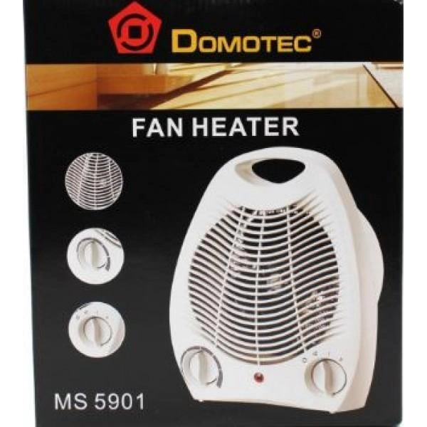 Тепловентилятор Domotec MS 5901 2000 Вт Білий (6-4-269491496) - фото 4