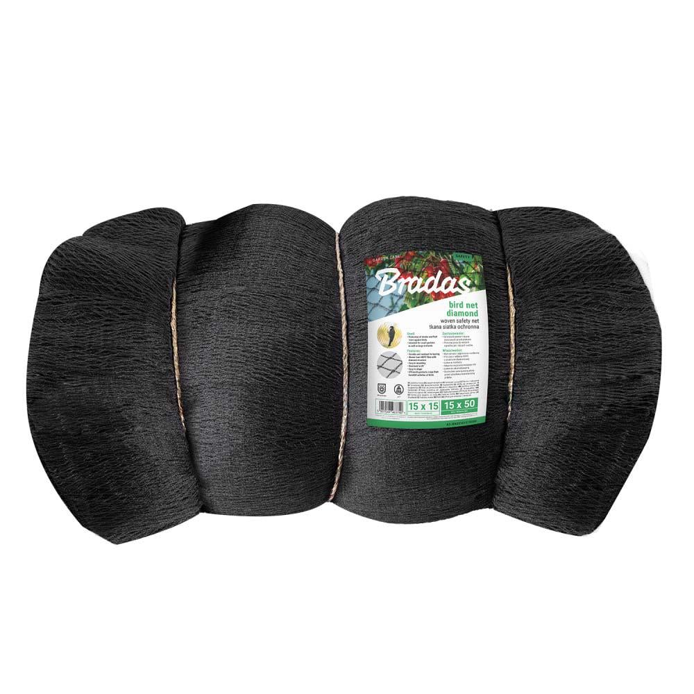 Сетка для защиты от птиц DIAMOND 20 г/м² тканая 15x15 мм 10x50 м (AS-BN20151510050)