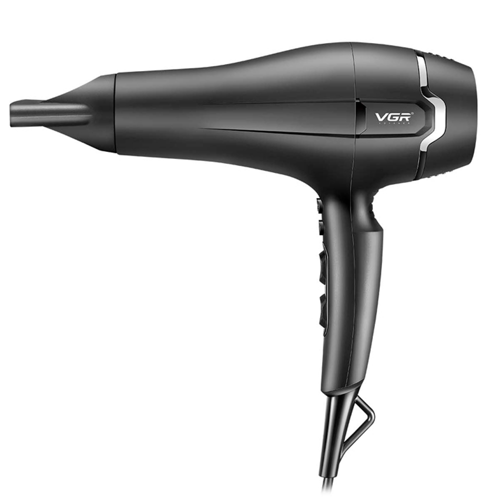 Фен профессиональный VGR V-450/Turbo режим/ 4 уровня температуры/4 уровня обдува/2 насадки/2000-2400 Вт