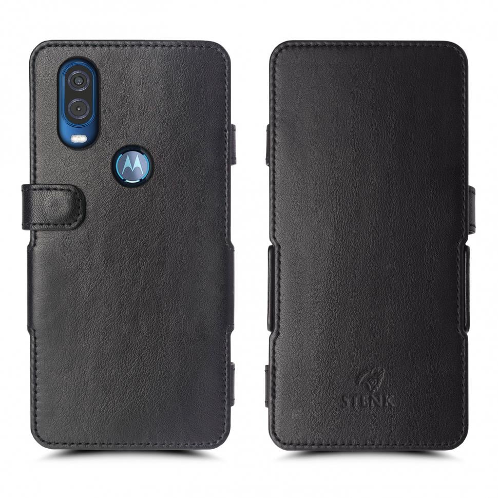 Чехол книжка Stenk Prime для Motorola One Vision Черный (63494) Чехол книжка Stenk Prime для Motorola One Vision Черный (63494)