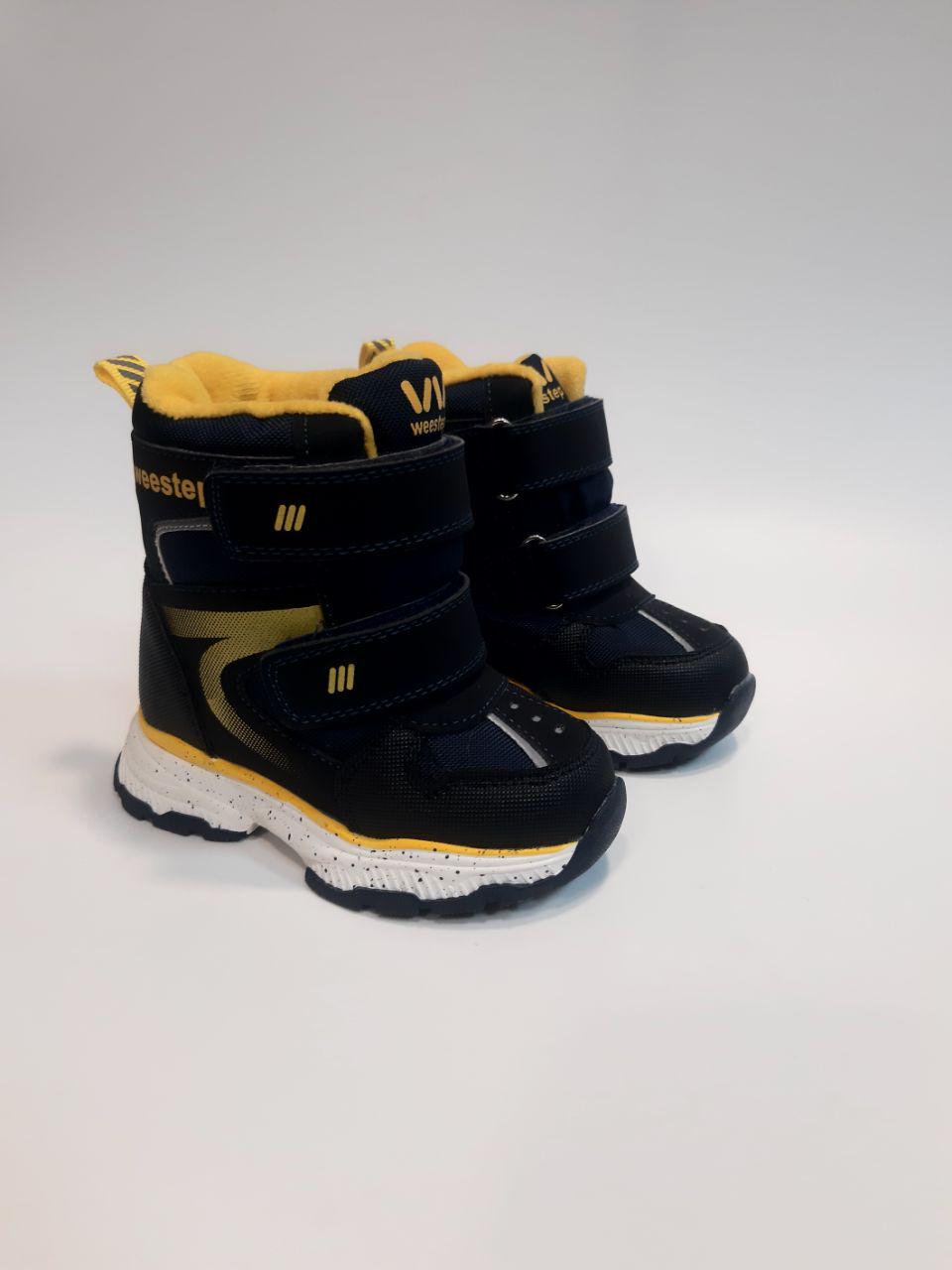 Черевики зимові Weestep для хлопчика р. 24 15,3 см Чорний (919757231DB) - фото 4