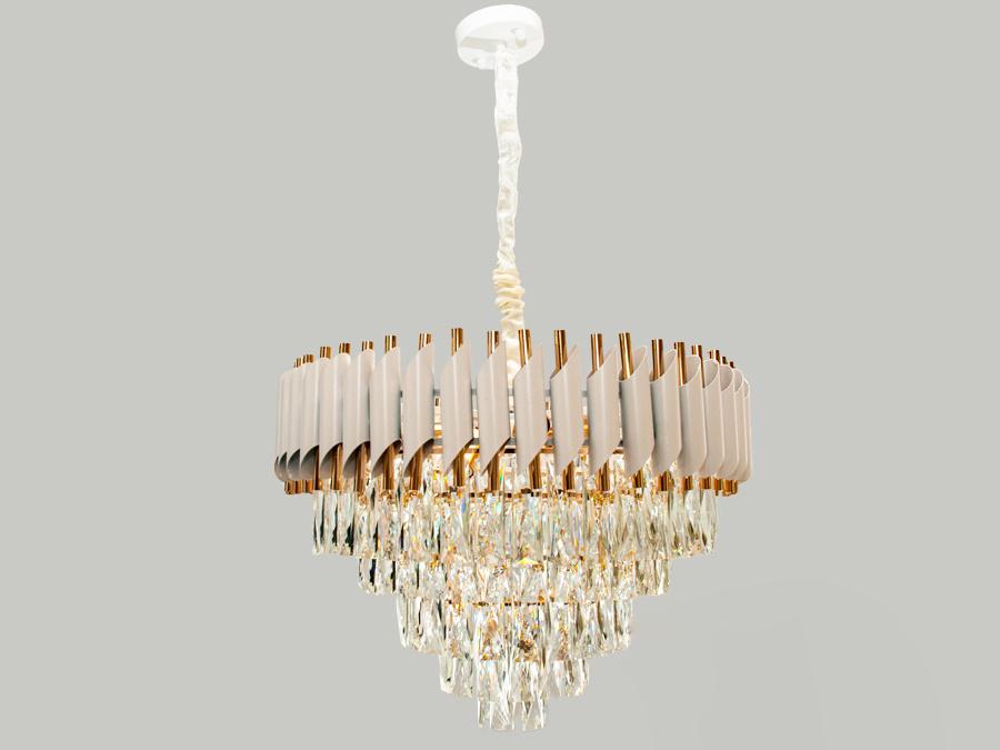 Люстра хрустальная Light (1013-600WH-GG)