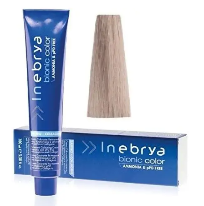 Крем-краска для волос INEBRYA Bionic Сolor стойкая без аммиака 100 мл 10/13е Экстра-платиновый бежевый блонд