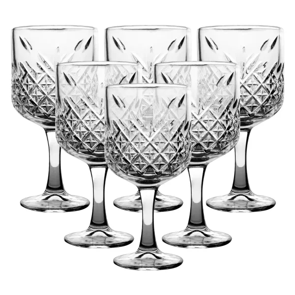 Набор бокалов для вина Lirmartur 6 шт. по 400 мл Прозрачный