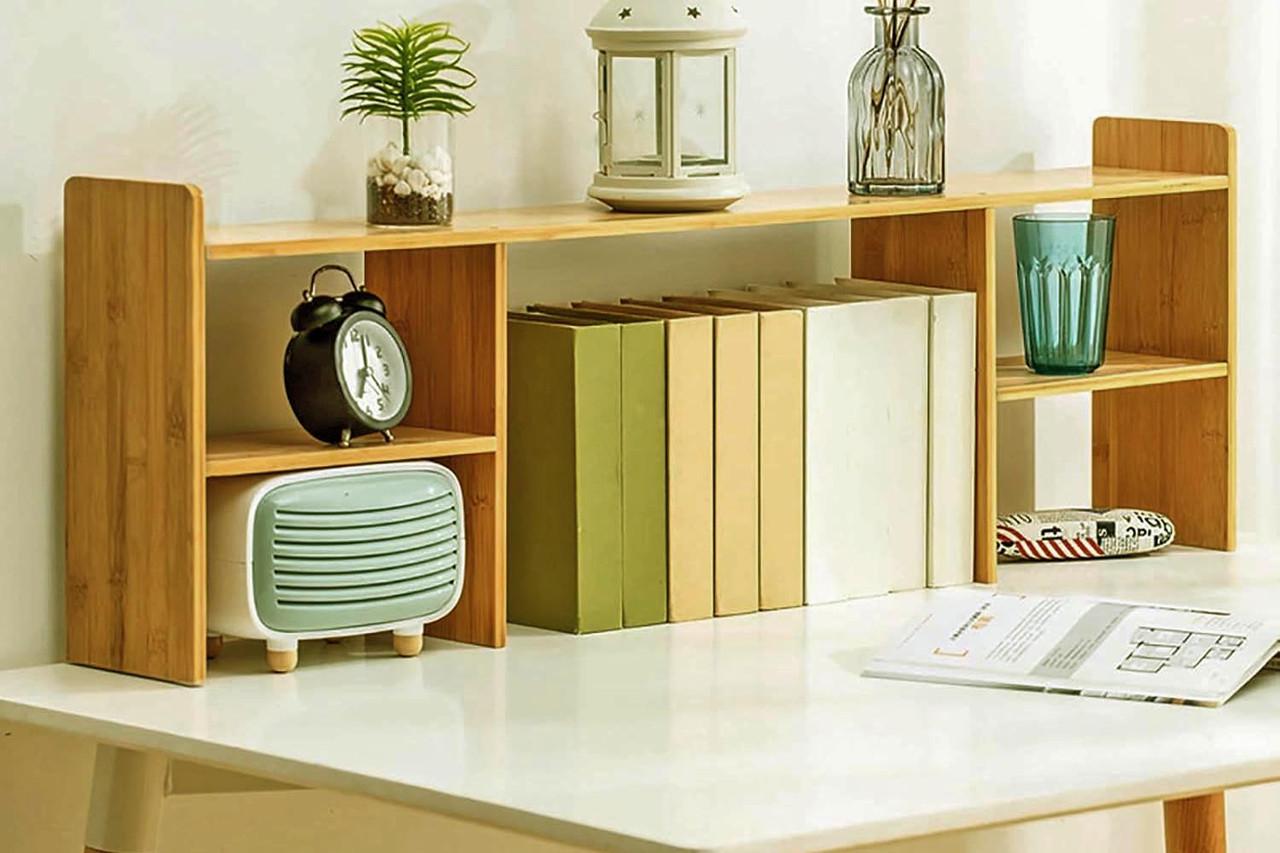 Полка-надстройка настольная из дерева Лазиан тектона (АКД-022924)