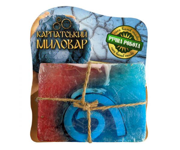 Мыло ручной работы Карпатский мыловар Голубая глина 100 г