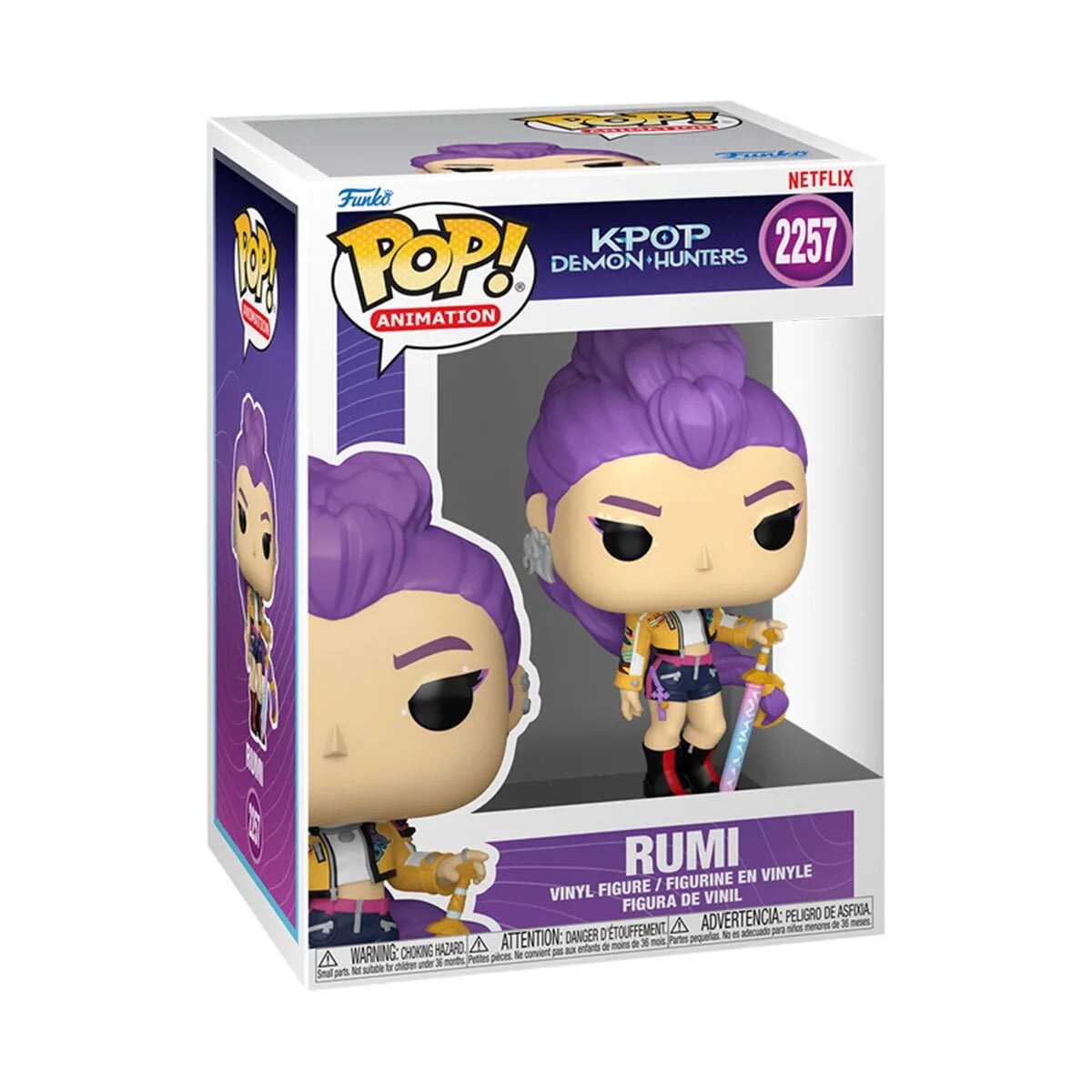 Детская игровая фигурка Funko POP Кейпоп-охотницы на демонов Руми винил 9,6 см (94692)