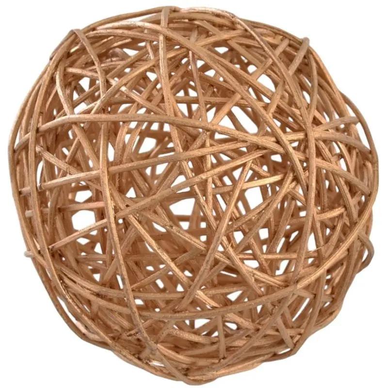 Игрушка на елку Классическая 5 см Золотой (TY-5-R-428)