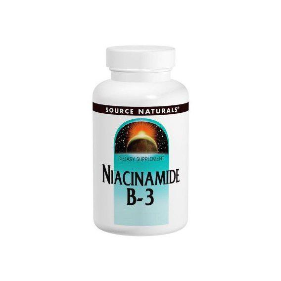 Ниацин Source Naturals Niacinamide B-3 100 мг 250 Tabs