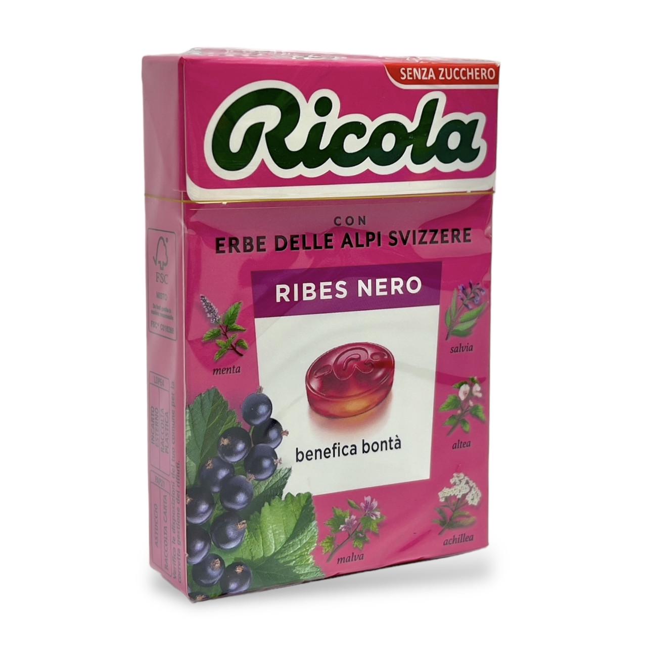 Леденцы RICOLA ribes nero senza zucchero 50 г (2013751938)