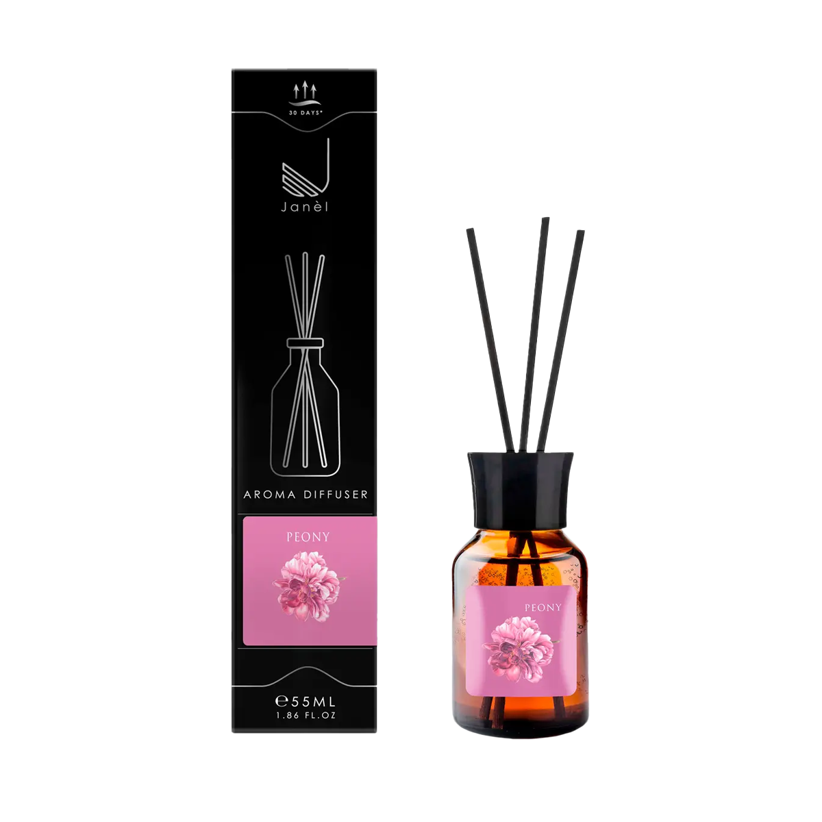 Арома диффузор JANEL Пион 55 мл (25014) Арома диффузор JANEL Пион 55 мл (25014)