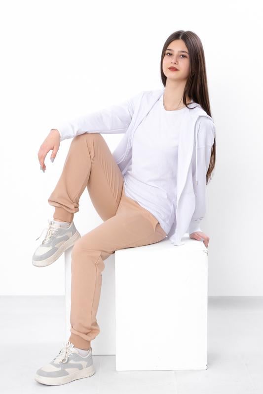 Штани для дівчинки Носи Своє 146 см Світло-коричневий (6231-057-2)