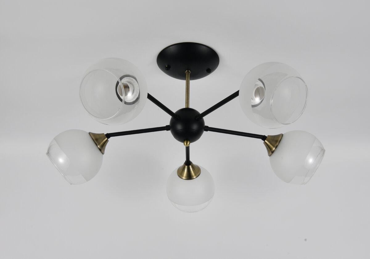 Люстра Sirius DW017-5 AB/BK (46328)