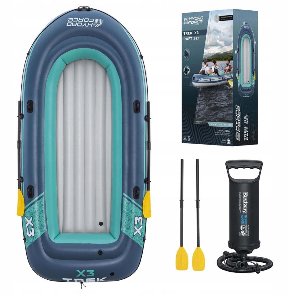 Надувная лодка Bestway 61154 Trek X3 Raft 294х137 см Надувная лодка Bestway 61154 Trek X3 Raft 294х137 см