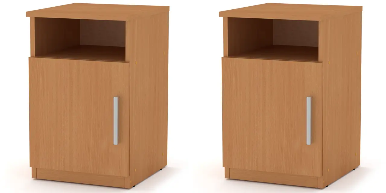 Тумба приліжкова Компаніт ПКТ-1 2 шт. Бук (26642710)
