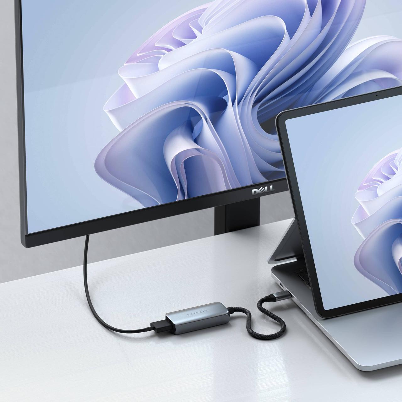 Адаптер Satechi USB-C to HDMI 2,1 8K Space Gray (ST-AC8KHM) - фото 6