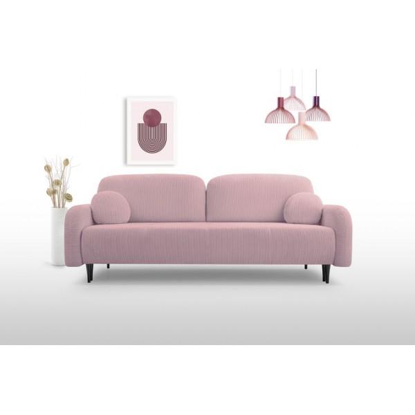 Диван раскладной Perfect Home Cloud натуральное дерево ДСП/ткань Elma 10 Розовый (49498) - фото 6