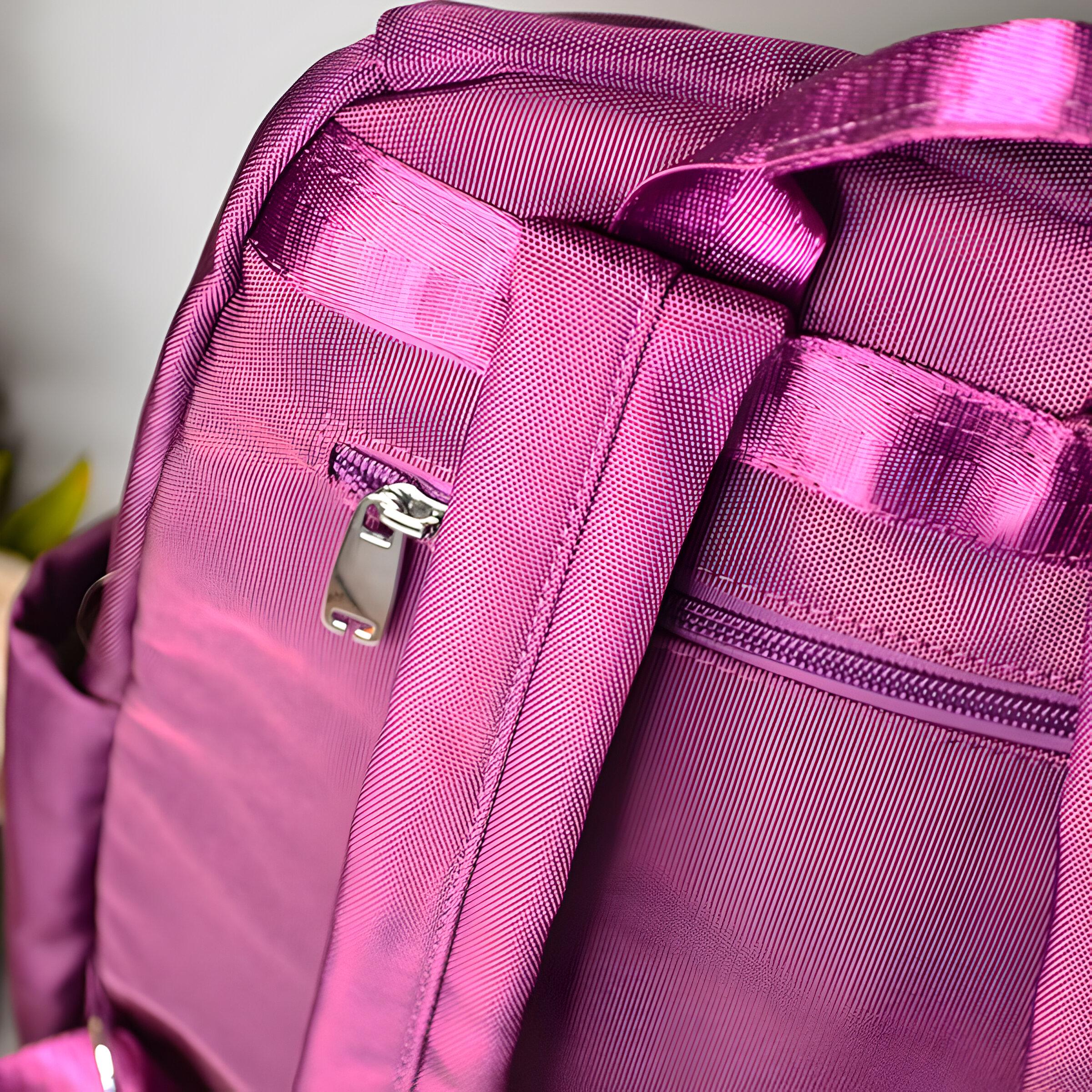 Рюкзак женский повседневный 40х27х27 см Фиолетовый (1078-22) - фото 5 Рюкзак женский повседневный 40х27х27 см Фиолетовый (1078-22) - фото 5