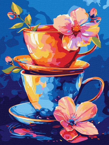 Картина по номерам Идейка Тайна чаепития 30x40 см (Id-KHO5123)