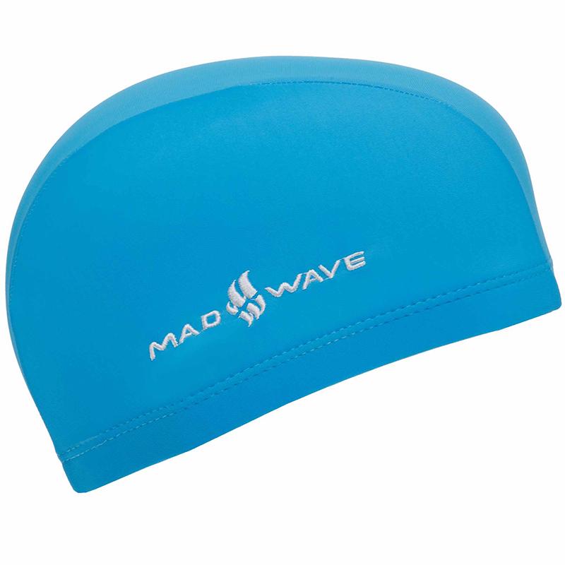Шапочка для плавання Mad Wave Lycra Junior M052001 Блакитний (60444189) - фото 4 Шапочка для плавання Mad Wave Lycra Junior M052001 Блакитний (60444189) - фото 4