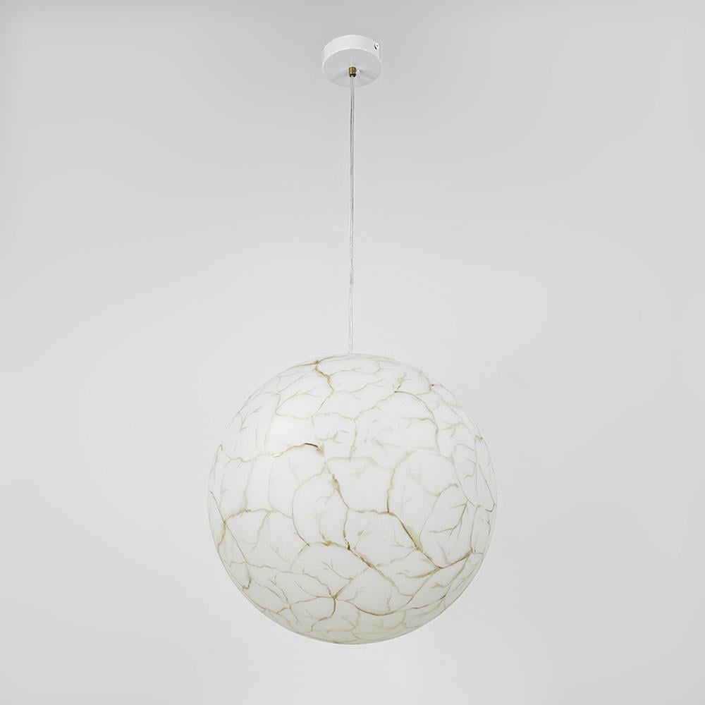 Подвесной светильник с имитацией Луны Ø 40 см (S008-400) - фото 1 Подвесной светильник с имитацией Луны Ø 40 см (S008-400) - фото 1