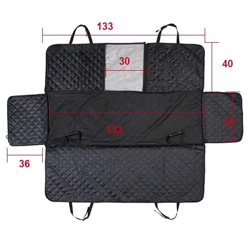 Чехол автомобильный для перевозки собак с сетчатым окном - фото 4