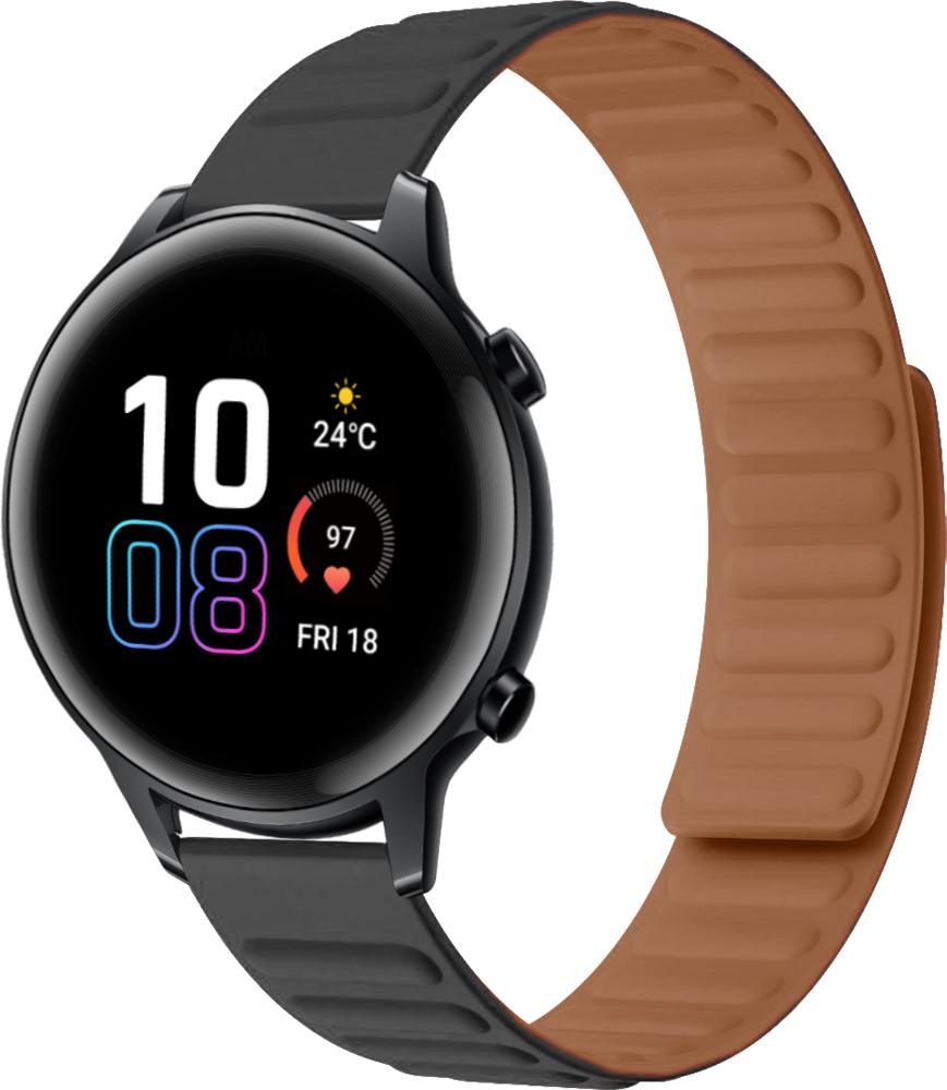 Ремешок Magneter для Honor Magic Watch 2 42 мм Black (26631-2B)