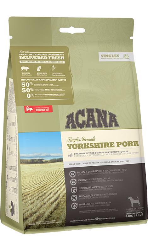Корм беззерновой Acana Yorkshire Pork для собак всех пород 340 г (26478) Корм беззерновой Acana Yorkshire Pork для собак всех пород 340 г (26478)