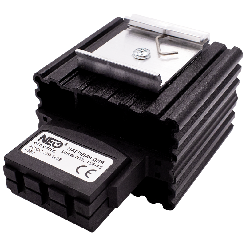 Обогреватель на DIN-рейке CNC NTL 156-45 45 Вт 120-240 В AC/DC для шкафов (Б00044260) Обогреватель на DIN-рейке CNC NTL 156-45 45 Вт 120-240 В AC/DC для шкафов (Б00044260)