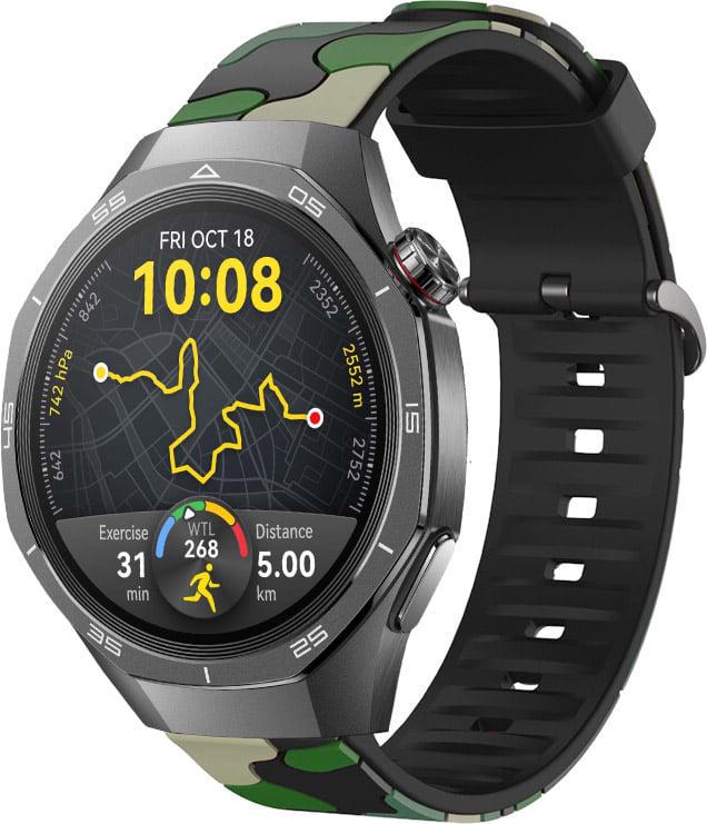 Ремінець Tactic Camouflage Huawei Watch GT 5/GT 5 Pro 46 мм Green (38681-08) Ремінець Tactic Camouflage Huawei Watch GT 5/GT 5 Pro 46 мм Green (38681-08)