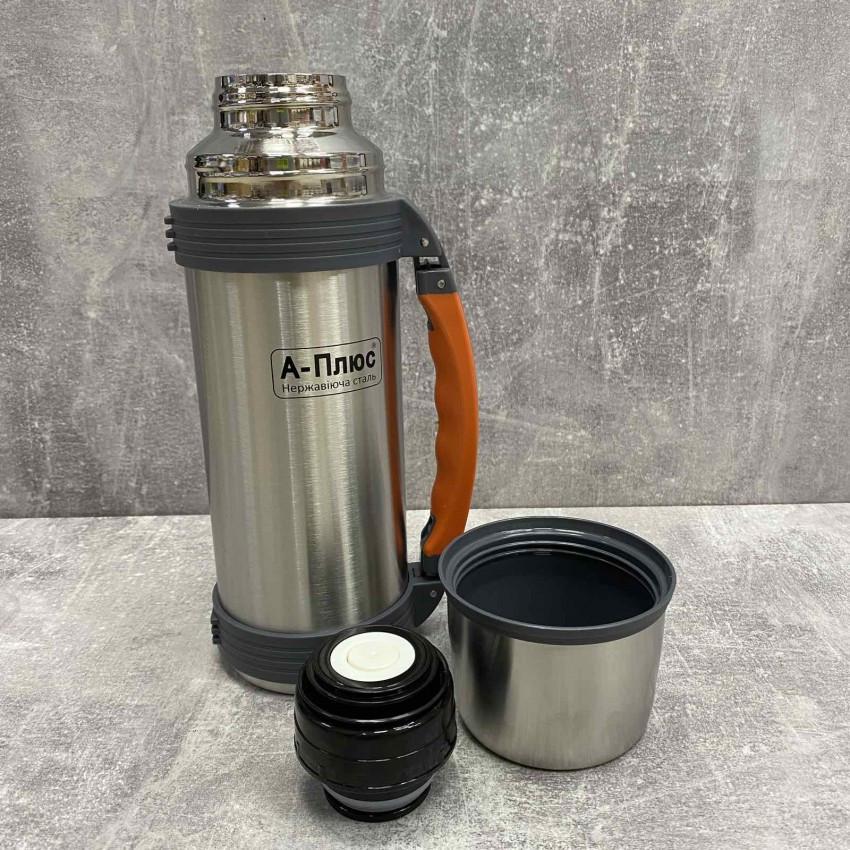 Термос A-PLUS 1759 із нержавіючої сталі 1 л (1922165172) - фото 2 Термос A-PLUS 1759 із нержавіючої сталі 1 л (1922165172) - фото 2