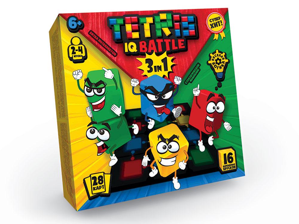 Настільна гра розважальна Danko Toys Tetris IQ battle 3in1 ріс g-tib-02 (MTT-118050)
