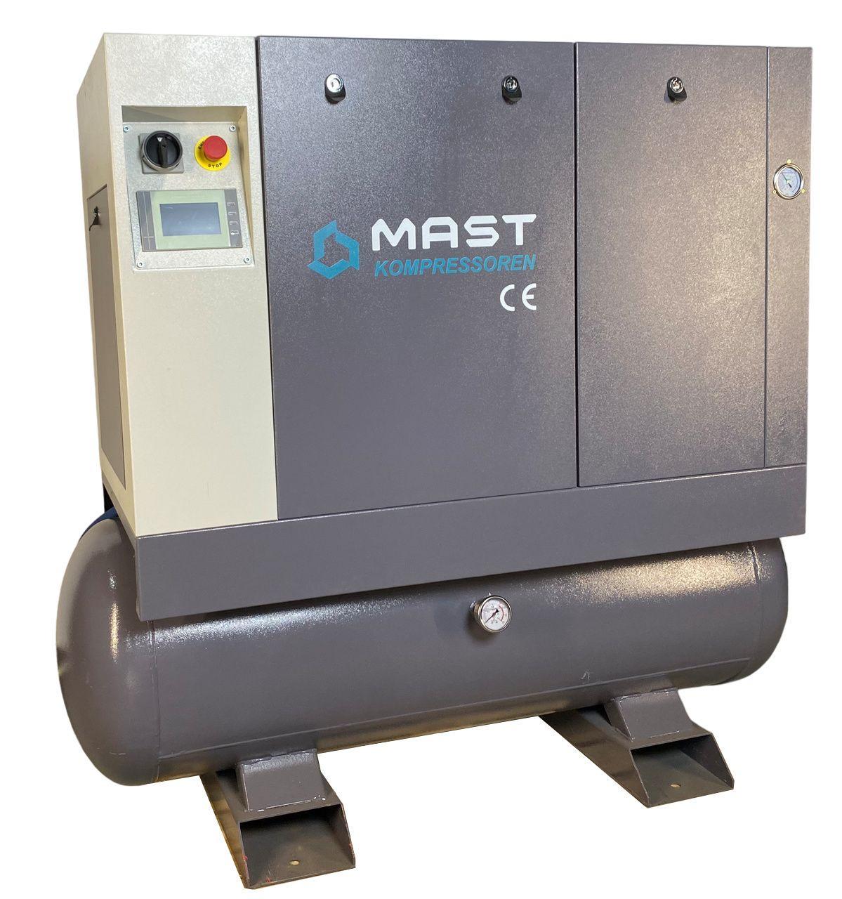 Компресор гвинтовий Mast LZN-10 Combo Inverter осушувач з ресивером 300 л (2735150029) - фото 2 Компресор гвинтовий Mast LZN-10 Combo Inverter осушувач з ресивером 300 л (2735150029) - фото 2