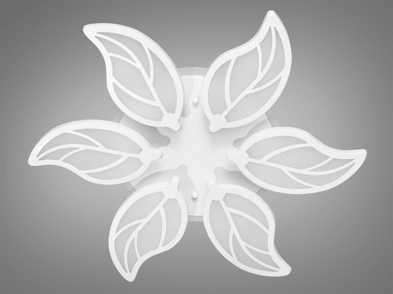 Люстра LED в спальню с подсветкой 8028-6WH-LS 105W на 15 м2 Белый (2019840818) - фото 6 Люстра LED в спальню с подсветкой 8028-6WH-LS 105W на 15 м2 Белый (2019840818) - фото 6