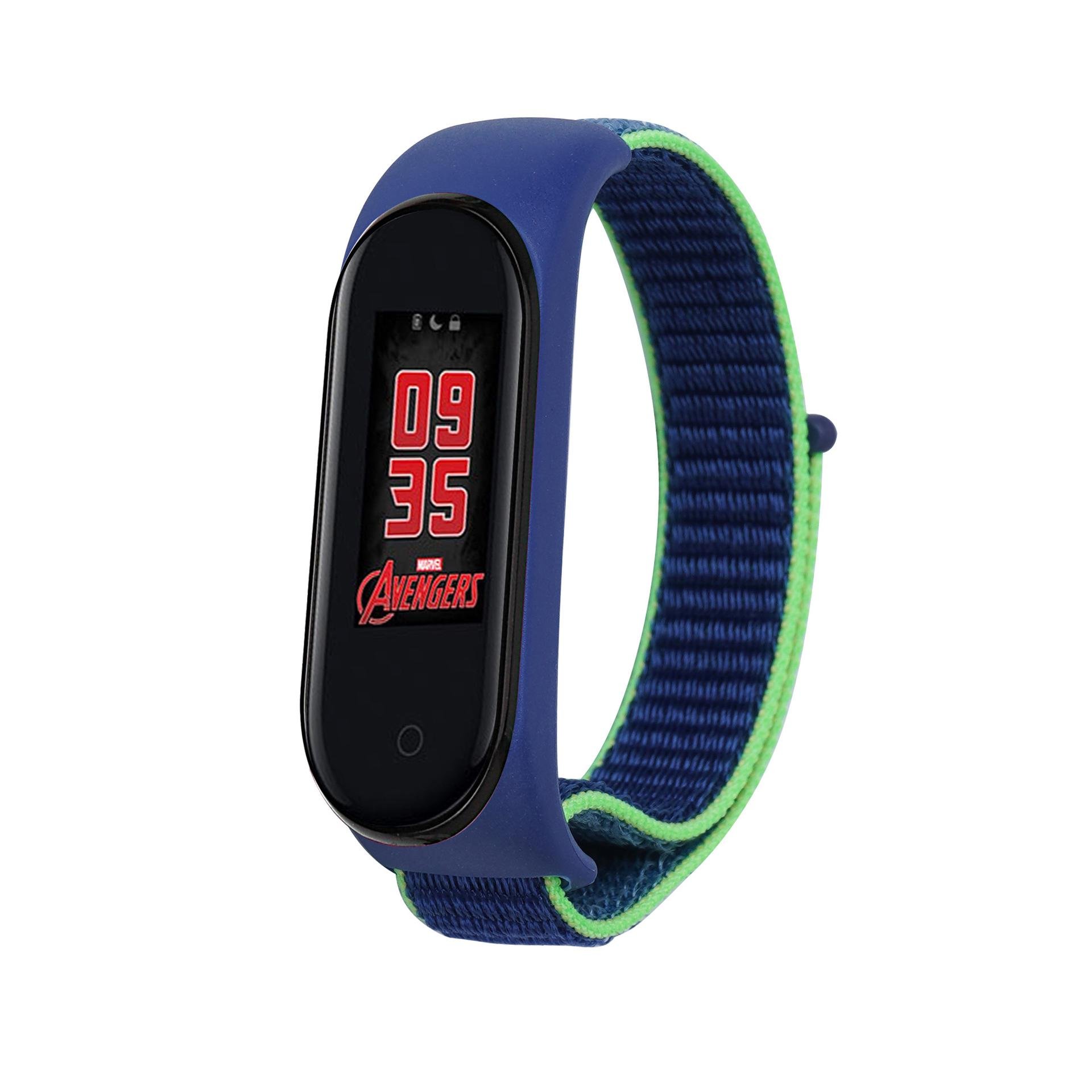 Ремешок Nylon Style BeCover для Xiaomi Mi Smart Band 5 Blue/Green (705418)