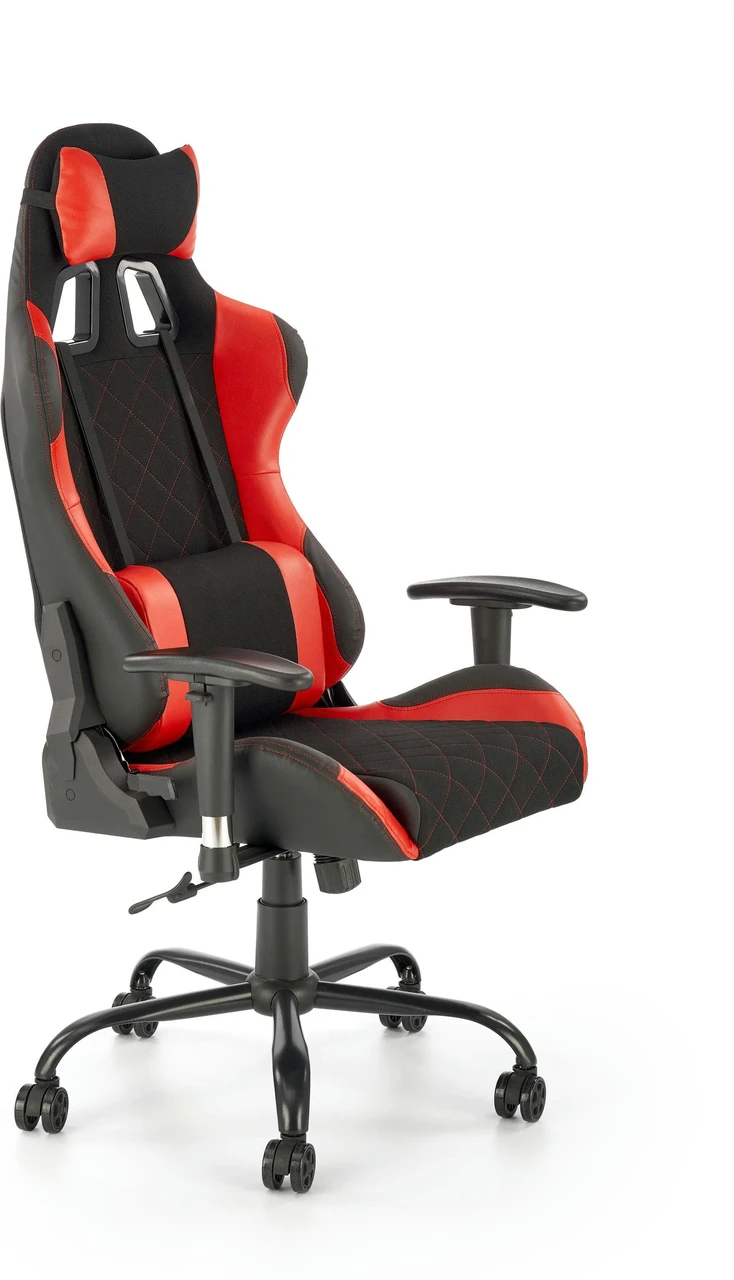 Комп'ютерне крісло геймерське Halmar Drake Червоно-чорний (152953085)