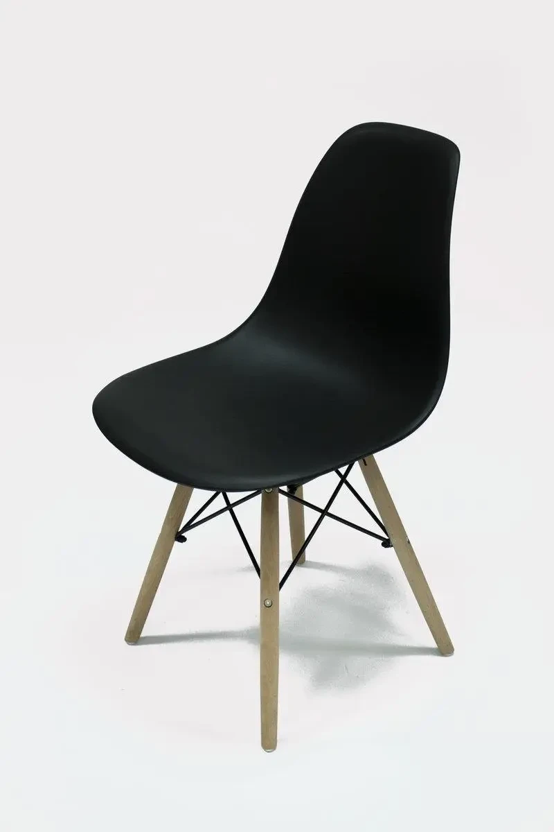 Стул кухонный пластиковый Intarsio ELIOT Черный (ELIOTBK)