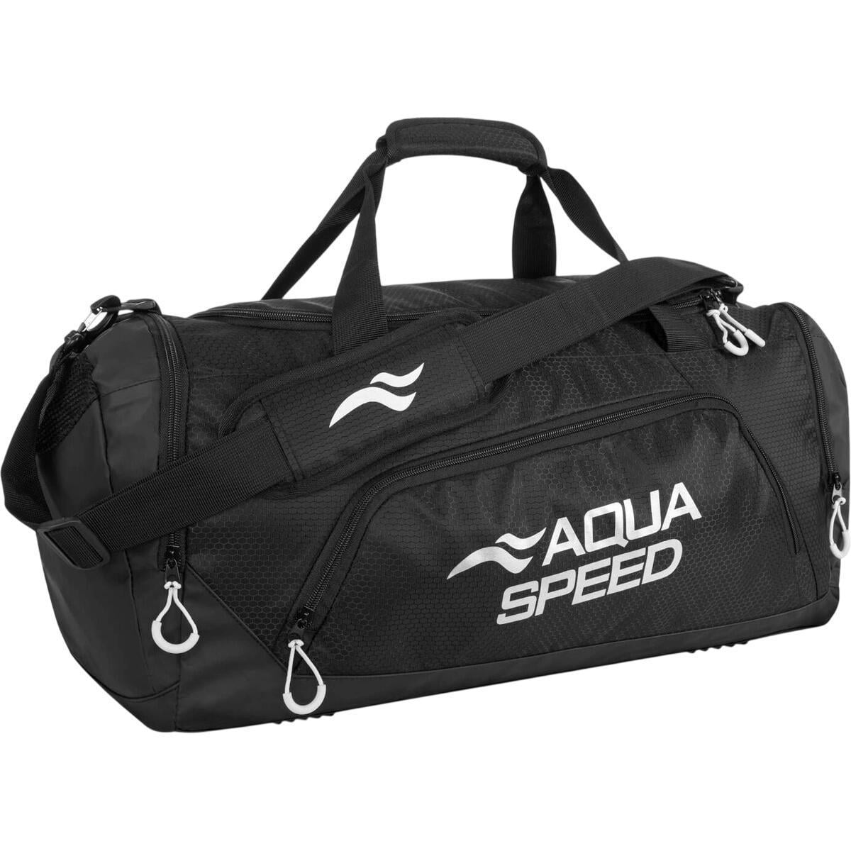 Сумка спортивная Aqua Speed ​​DUFFEL BAG L 43L Черно-белый (141-07)