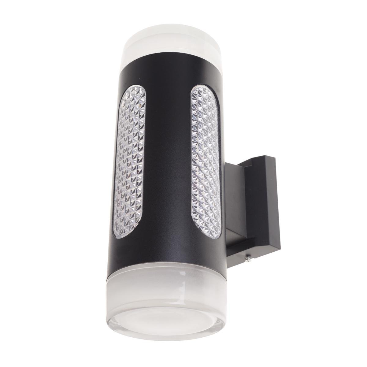 Світильник вуличний/настінний Brille PL-30/30 2х7 W+4 W N W Led IP65 BK