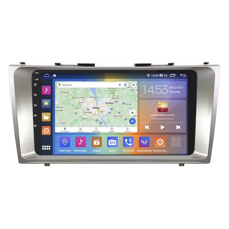 Автомагнітола штатна Lesko 4G/CarPlay/GPS/Wi-Fi для Toyota Camry VI XV40 2006-2009 2/32Gb 9" (1735942086)