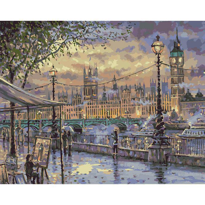 Картина по номерам Идейка Вечерний Лондон 40x50 см (skl-КНО3513)