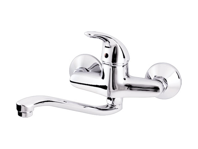 Смеситель для кухни настенный Aqua-World VERGINIA Хром (СМ40В.19)