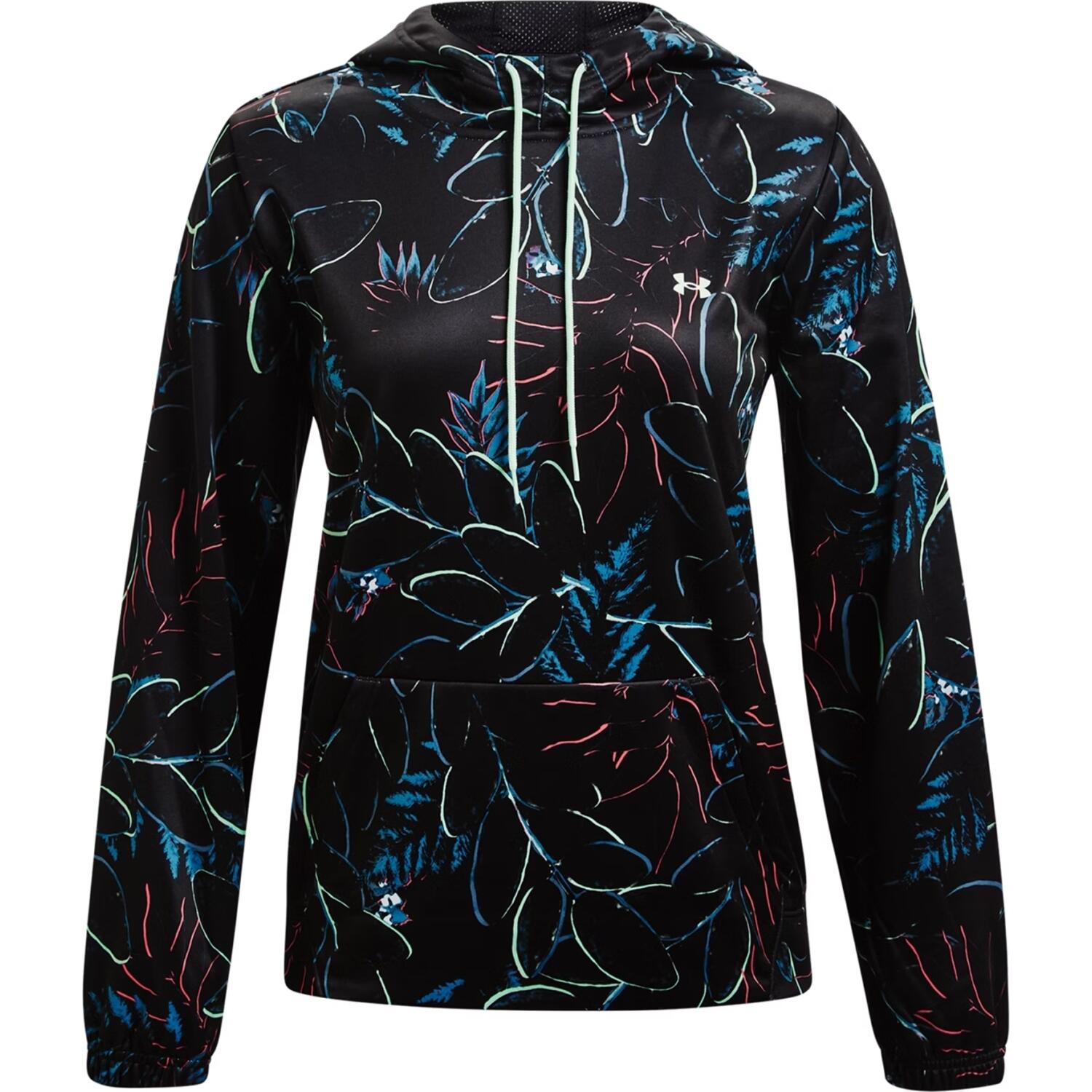 Худі жіноче Under Armour ARMOUR FLEECE PRINTED XL Синьо-червоно-білий (1367705-001)