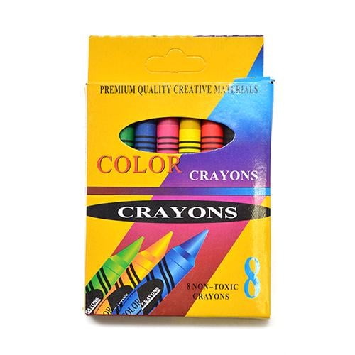 Мелки восковые 8 цветов