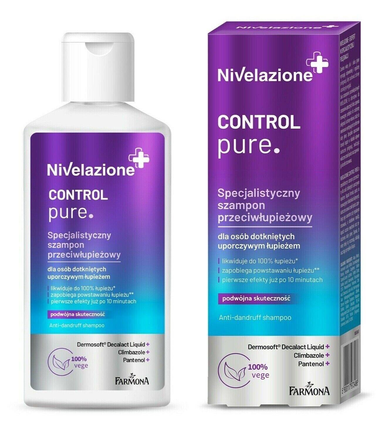 Шампунь от перхоти специализированный CONTROL PURE Nivelazione Farmona 100 мл (5900117973486)