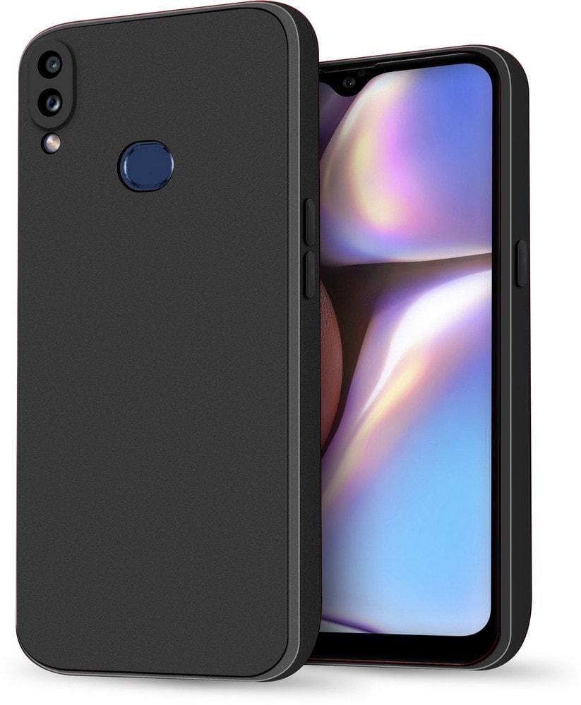 Силиконовый чехол HardCorner Samsung Galaxy A10s A107 (с микрофиброй) Black (35407-2B)