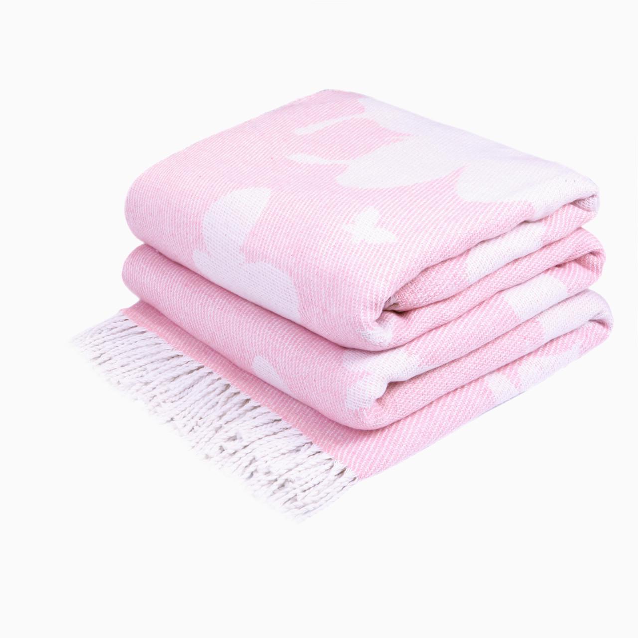 Плед хлопковый Love You Бабочка 140x200 см (4128)